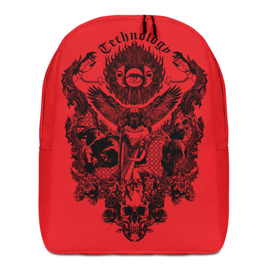 Technology Backpack Red