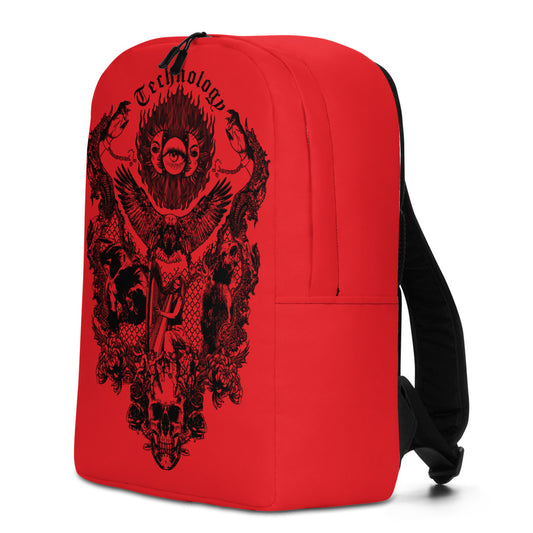 Technology Backpack Red